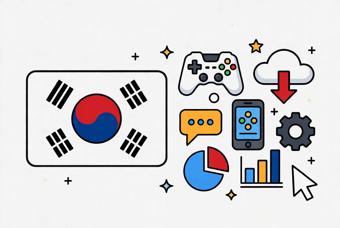 South Korea Leads Mobile Game Score in East Asia as 5G : Korean Native IP Solution